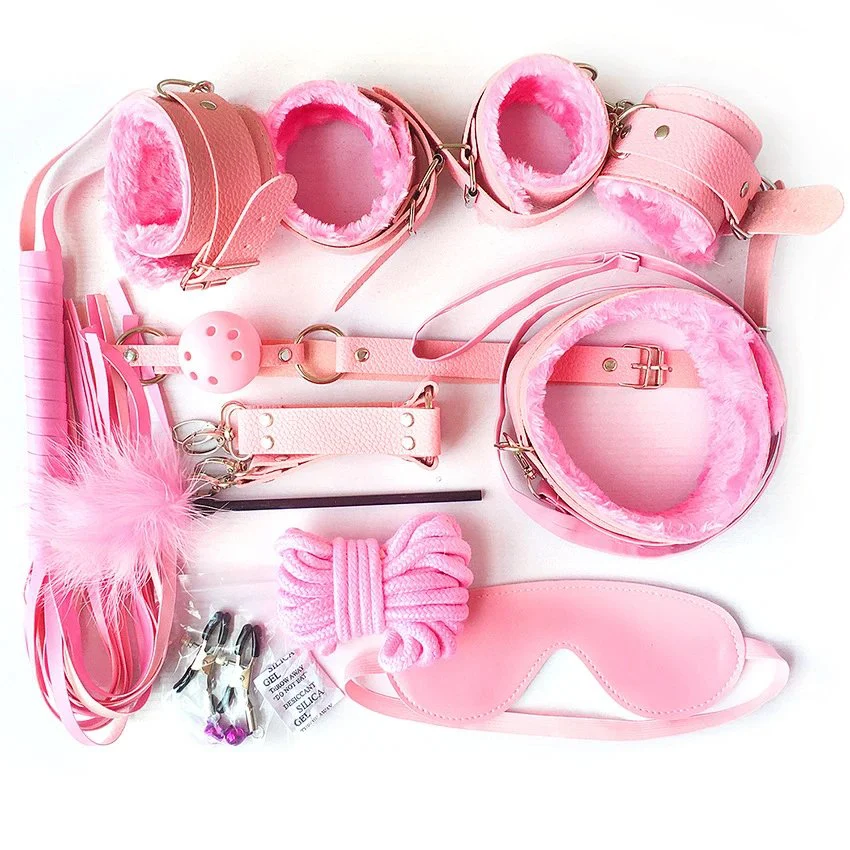 Bondage for Sex10 Pcs SM Leather Bondage Sets Restraint Kits for Women and Couples