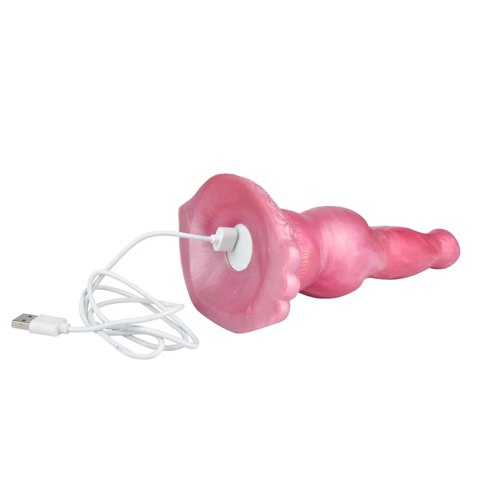 9.8 Inch Thrusting Rctions Dildo Telescopic Vibration Sex Toys for Women Vibrator Realistic Dog Anal Plug Dildos with Suction Cup
