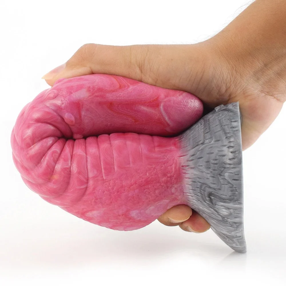 9inch Monster Dildo Fantastic Animal Dildo Gory Raw Meat Color Beast Dildo Kinky Juguetes Eroticos for Women