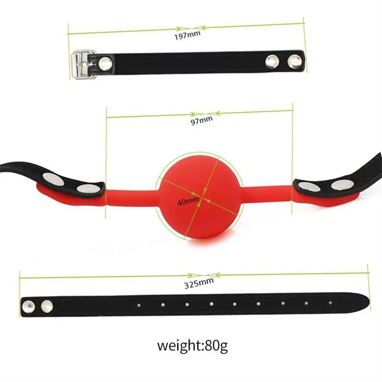 Bondage Toys SM Slave Adult Fetish Sexy Silicone Open Mouth Gag Ball