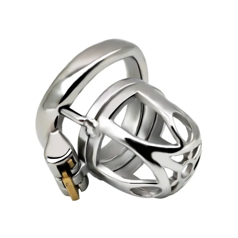 Small Cage Anti Pull Out Chastity Steel Cage Cock Cage Lock Penis for Men
