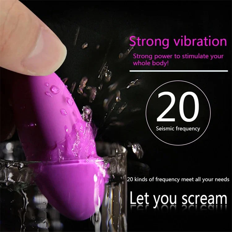20 Modes USB Jumping Egg Clitoris Stimulation Remote Control Bullet Jump Egg Tongue Licking Vibrator Sex Toy