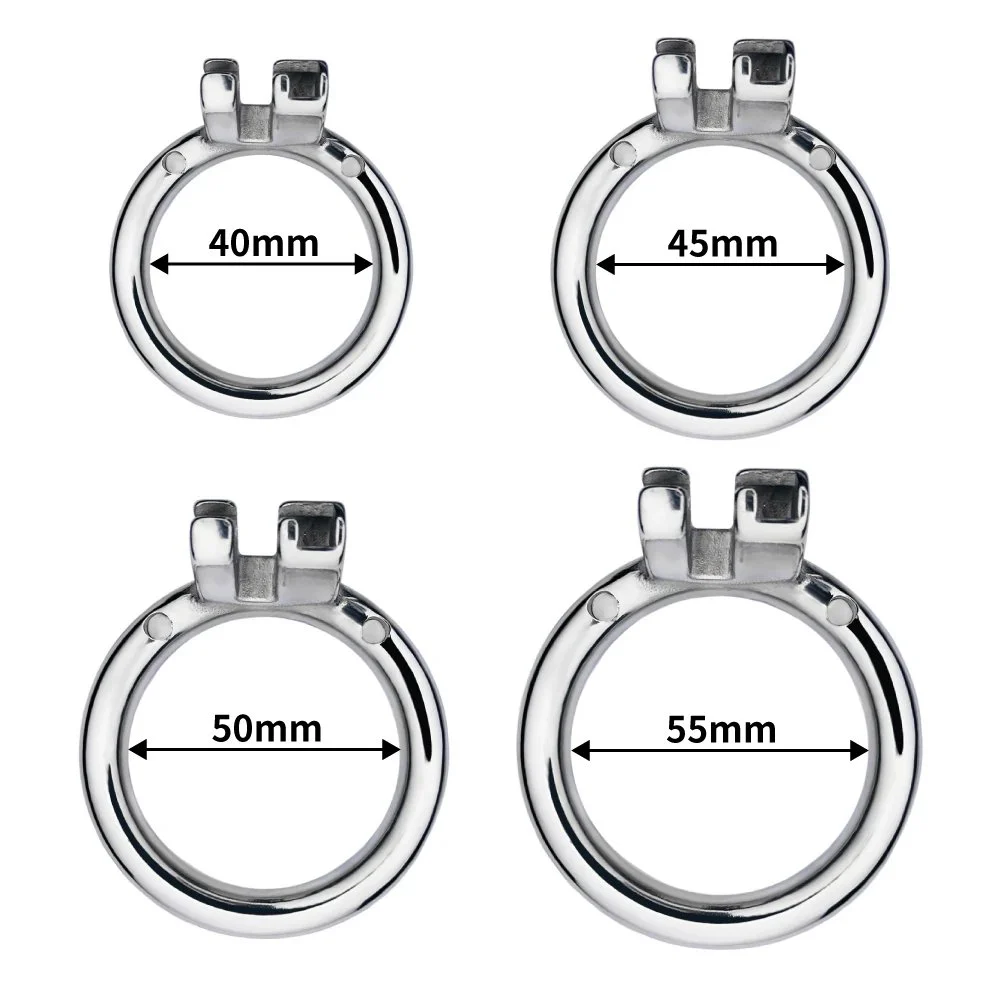 Spiked Cock Cages Pussy Shape Sissy Flat Metal Chastity Cage with Urinal Hole Inverted Male Chastity Device Cages Toys