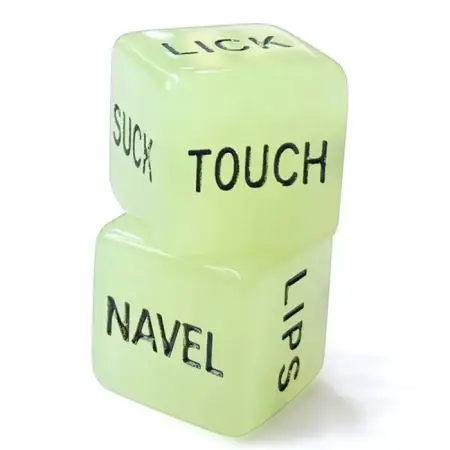 Accessories Glow in Dark Acrylic Sex Dice for Adult Erotic Games