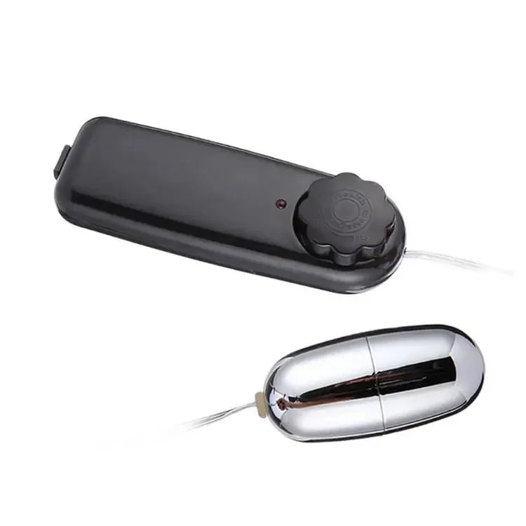 Adult Sex Toy for Women Remote Control Black Vibrating Egg Battery Bullet Egg Vibrator