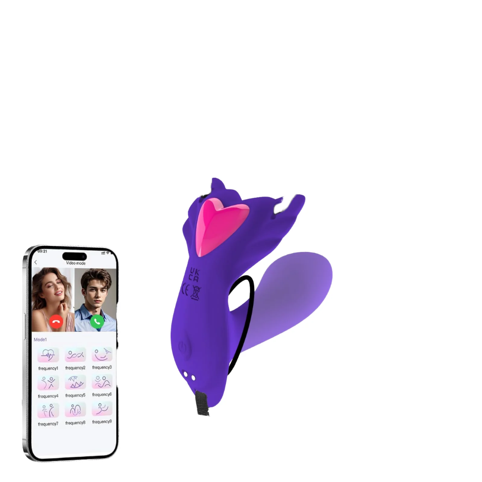 Smart Control Strap-on 9 Vibration Modes Outdoor Hidden 3 in 1 Wearable G Spot Stimulation Panty Butterfly Vibrators