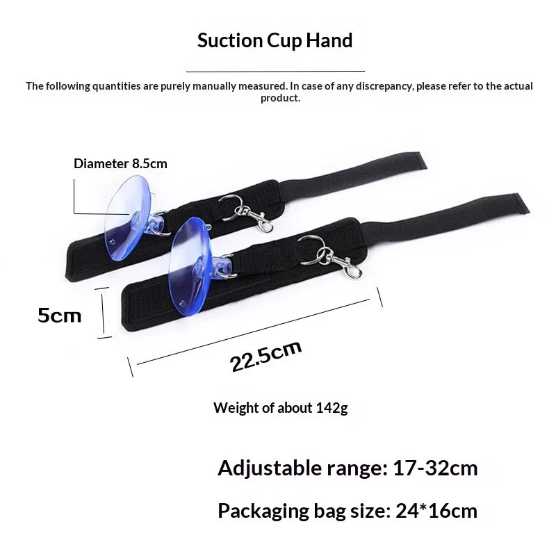 Adult Toys Suction Cups Handcuffs Foot Cuffs Restraint Bathroom Couple Sex Bondage Sex Toys