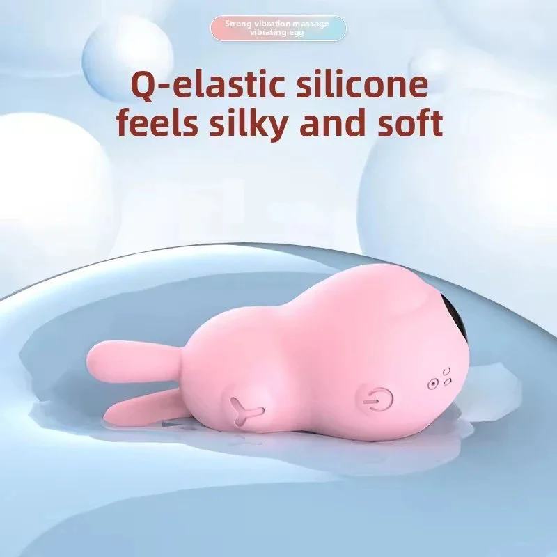 Cute Rabbit Women Mini Pin Charging Vibrator 12 Frequencies Strong Vibrating Modes G-Spot Sex Toys for Woman Massagers