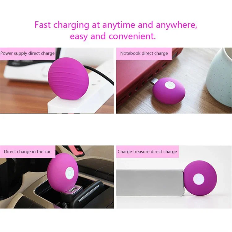 20 Modes USB Jumping Egg Clitoris Stimulation Remote Control Bullet Jump Egg Tongue Licking Vibrator Sex Toy