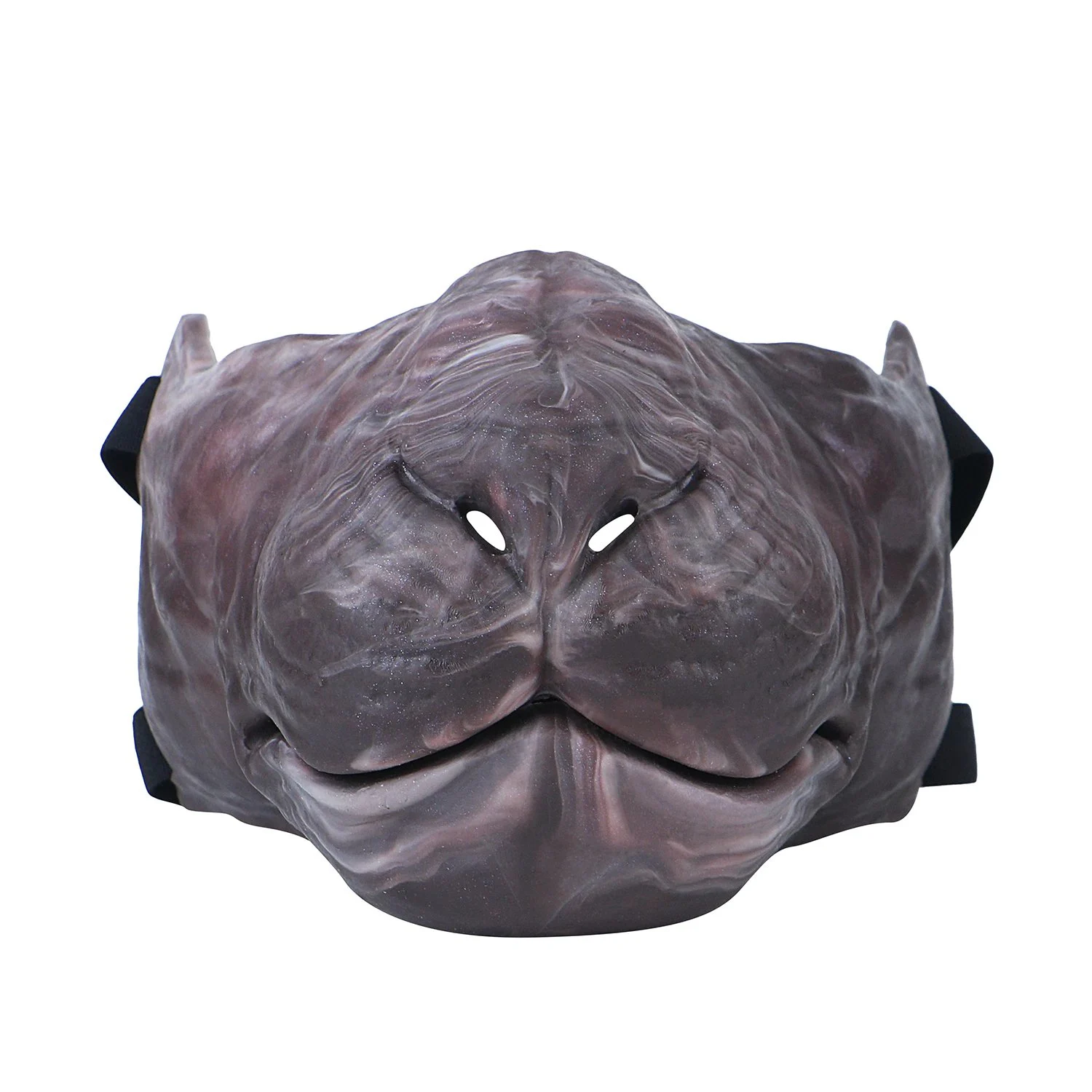 Beast-Face Half Mask Tamed Beastskin Texture Adult Fetish Mask Designed for Pup Play Pet Play Roleplay