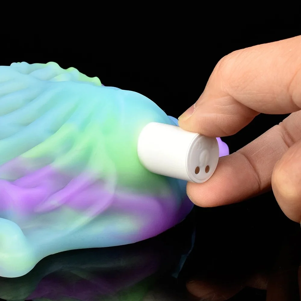 Color Lotus Luminous Sex Grinder Toy Remote Control Vibrator Flirting Tools for Women