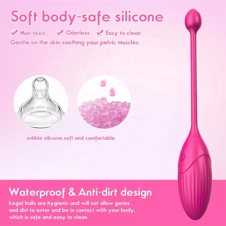 10 Frequency USB Waterproof Wireless Love Egg Vibrator Remote Control Jump Egg