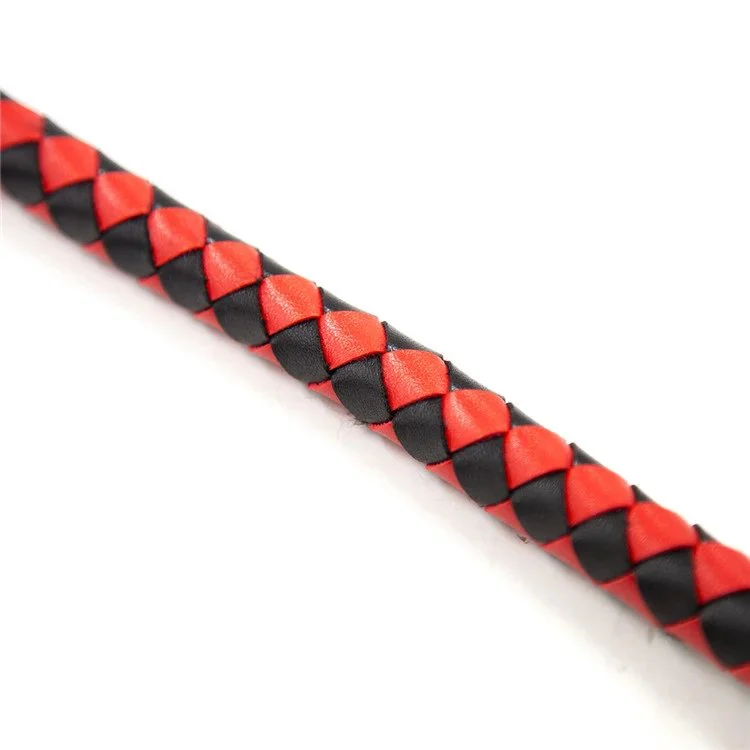 6.2 Inch 1.9m Japanese Bondage Spanking Long Whip Adults Sex Toy PU Leather Sex Whip for Couples Cosplay Play