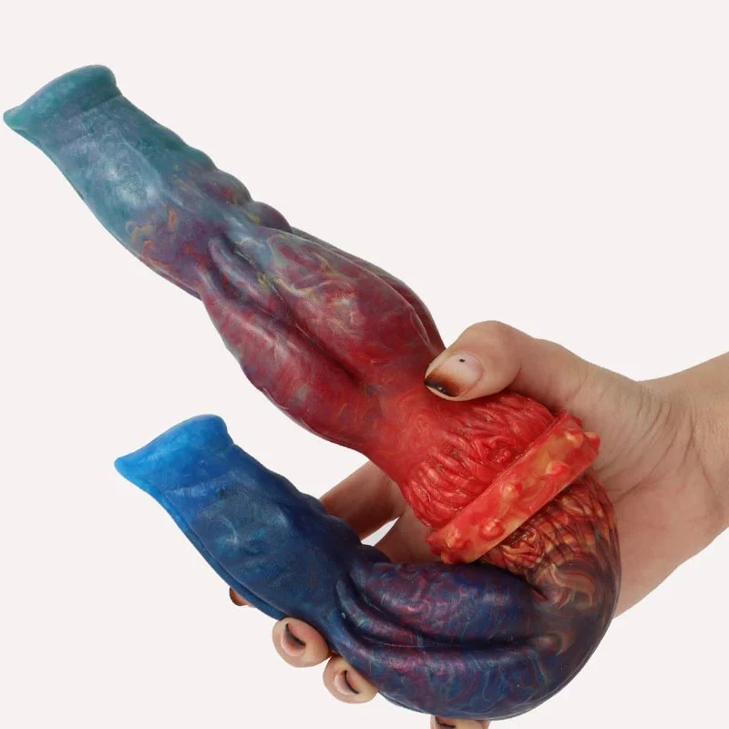 Adult Sex Colorful Men Realistic Dildo Huge Soft Material Big Penis With Suction Cup Sex Toy for Woman Female Masturbation