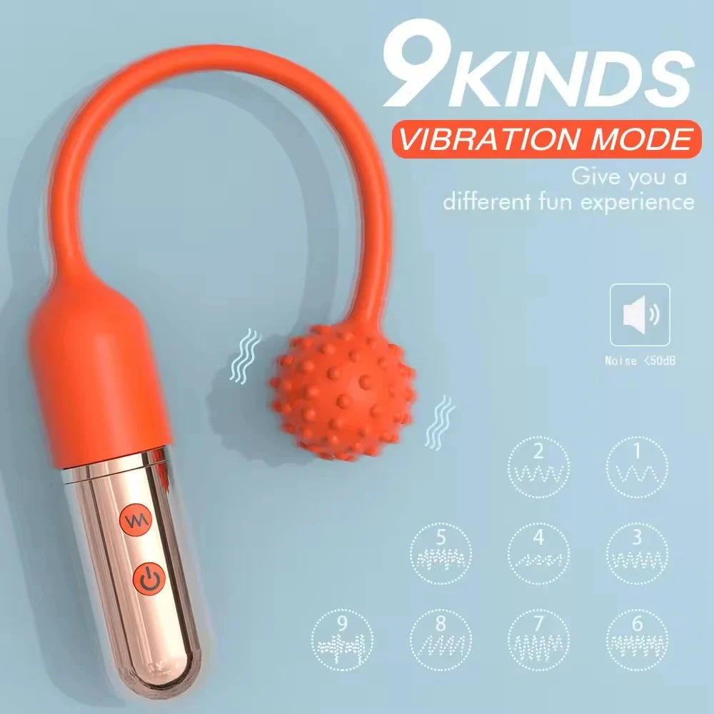 Double-Headed Silicone Vibrating Egg Detachable USB Charging Strong Vibration Waterproof High-End Female Adult Sex