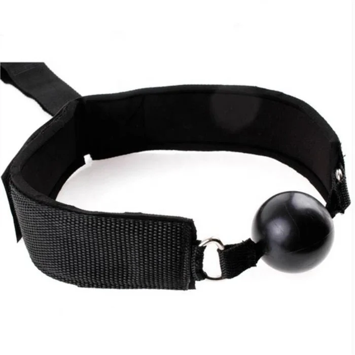 Adjustable Handcuff and Mouth Gag Couple Bondage Gear Sex Toys for Restraining and Play