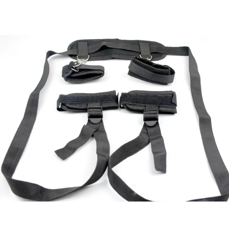 Erotic Sex Toys Bondage Restraint Neck Collar Slave Straps Neck Wrist and Ankle Cuffs