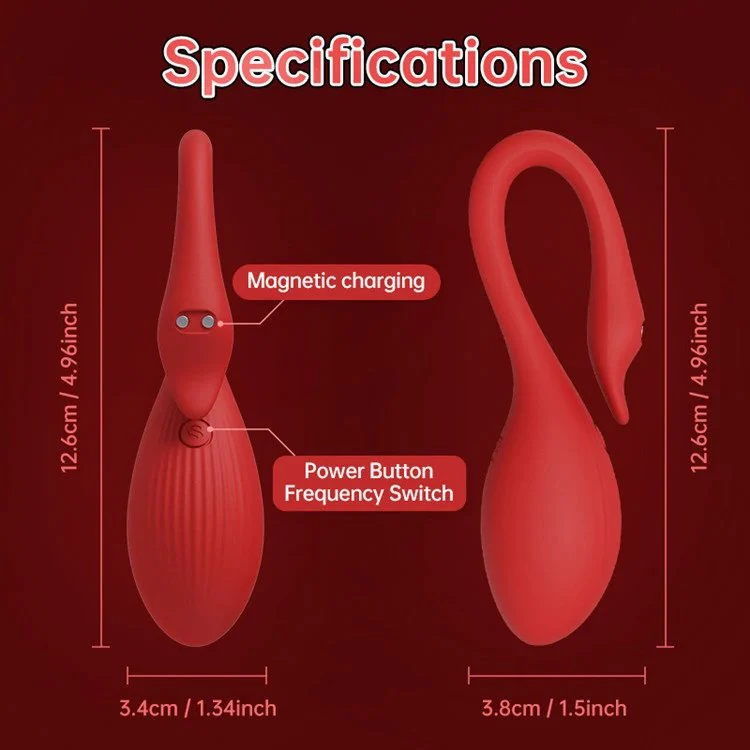 App Control Charging Small Swan Jumps Egg Vibrator Sex Toys for Women