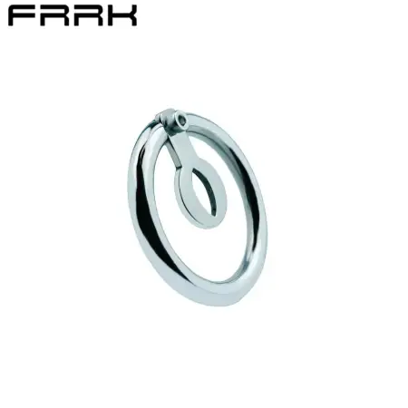 Stainless Steel Penis Rings Negative Chastity Cage Male Sex Toys Circular Ring Design Skeleton Chastity Device