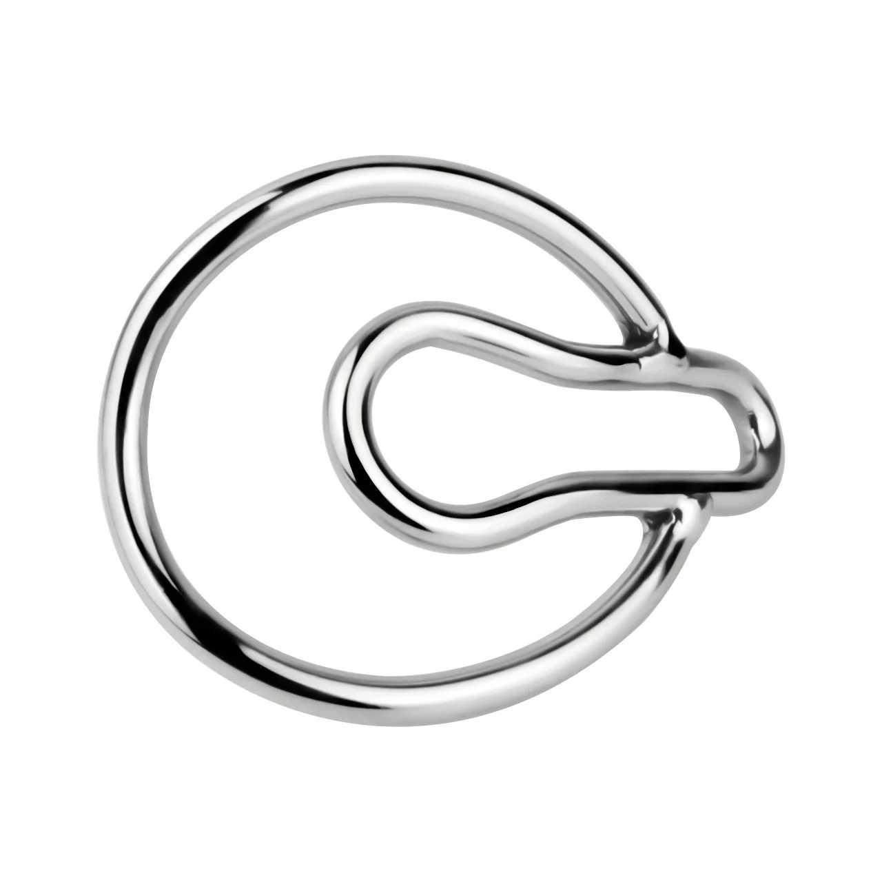 Stainless Steel Sissy Chastity Cages Clamp Male Penis Restraint Clamp Light and Breathable Invisible to Wear extreme Pleasure