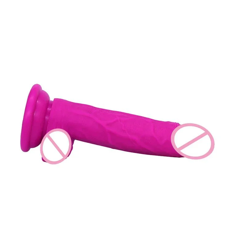 Artificial Penis Dildo Female Lesbian Masturbator Sex Toys Suction Cup Silicone Realistic Big Rose Red Dildo for Women