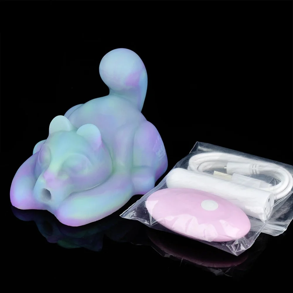 Grinder Sex Toy Vibrator Wireless Cute Cat Glowing Grinder Sex Toy G-spot Water Grinder Waterproof Masturbator for Women