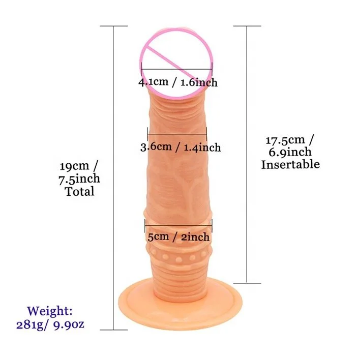 Adult Shop PVC & Silicone Female Masturbator Dildos Realistic Sex Toys for Men & Women
