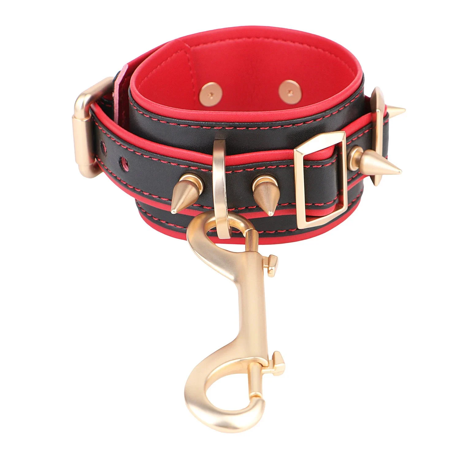 Adjustable Handcuffs Wrist Ankle Bracelet Adult Plush PU Leather Bondage Fetish Handcuffs Kit Cuff Restraint Set Sex Toy