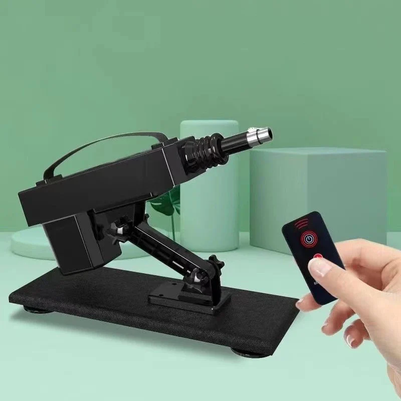 Automatic sex machine, dildo vibrator, freely retractable, heating and adjusting speed, female masturbation sex toy machine