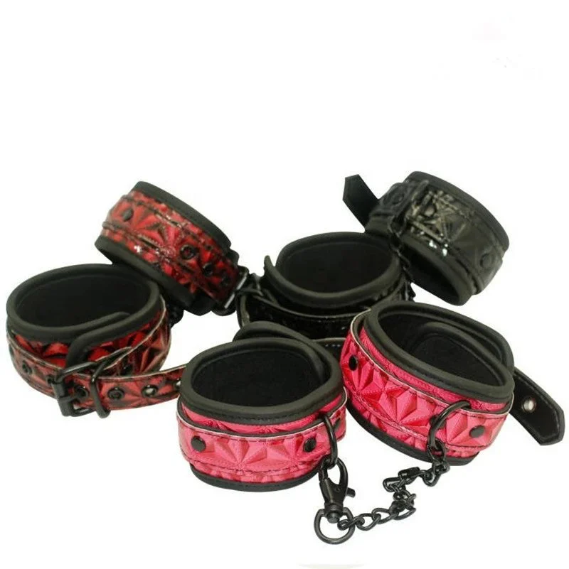 Adjustable Handcuffs Ankle Cuff Restraints Sex Bondage Exotic Accessories