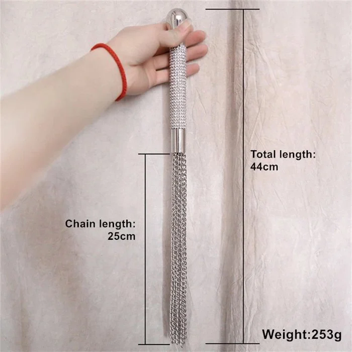 Adult Fetish Sex Toy Metal Whip and Flogger Paddles for Couples