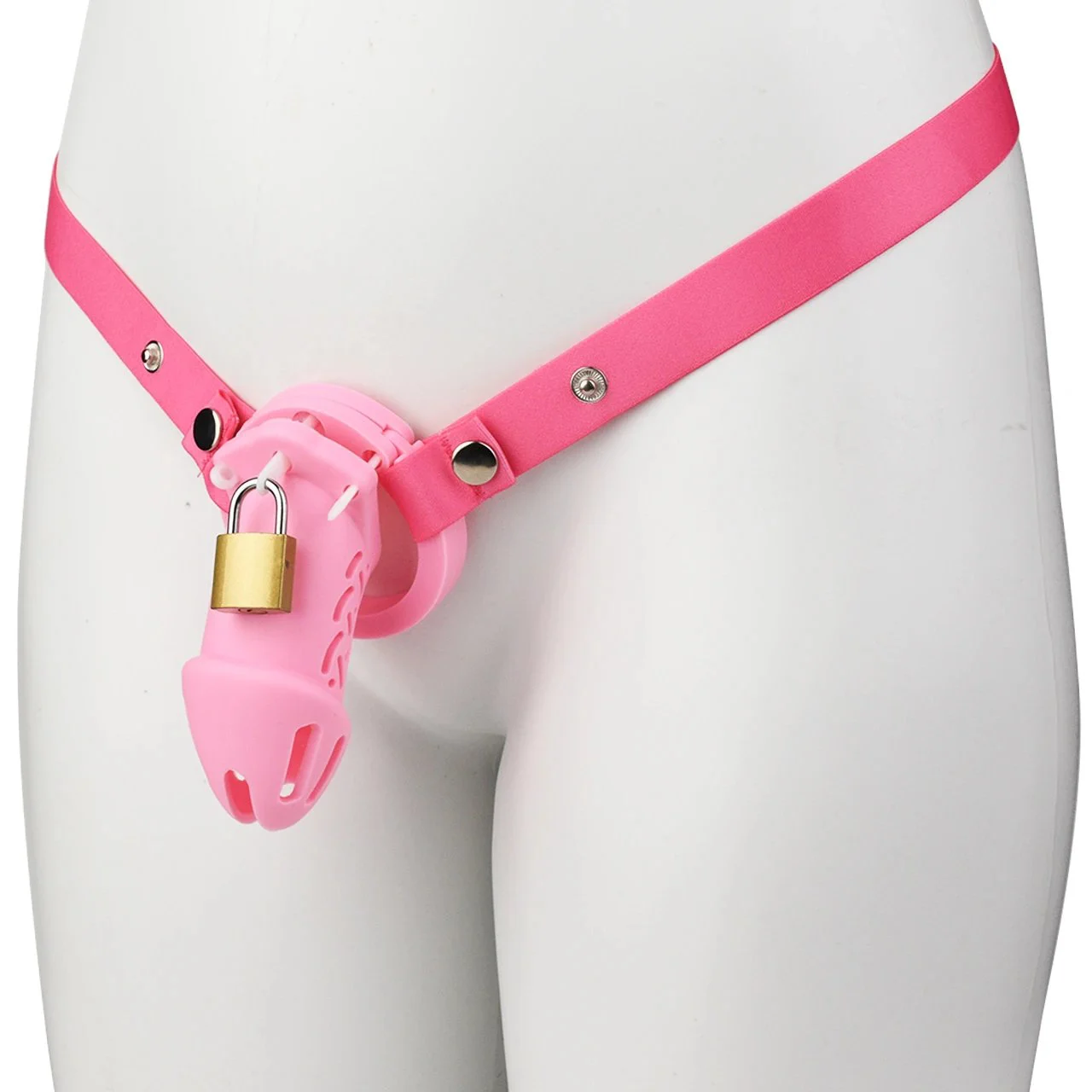 Strap on Cock Cage with Six Colors Cages for Men Lock up Device Chastity Tools