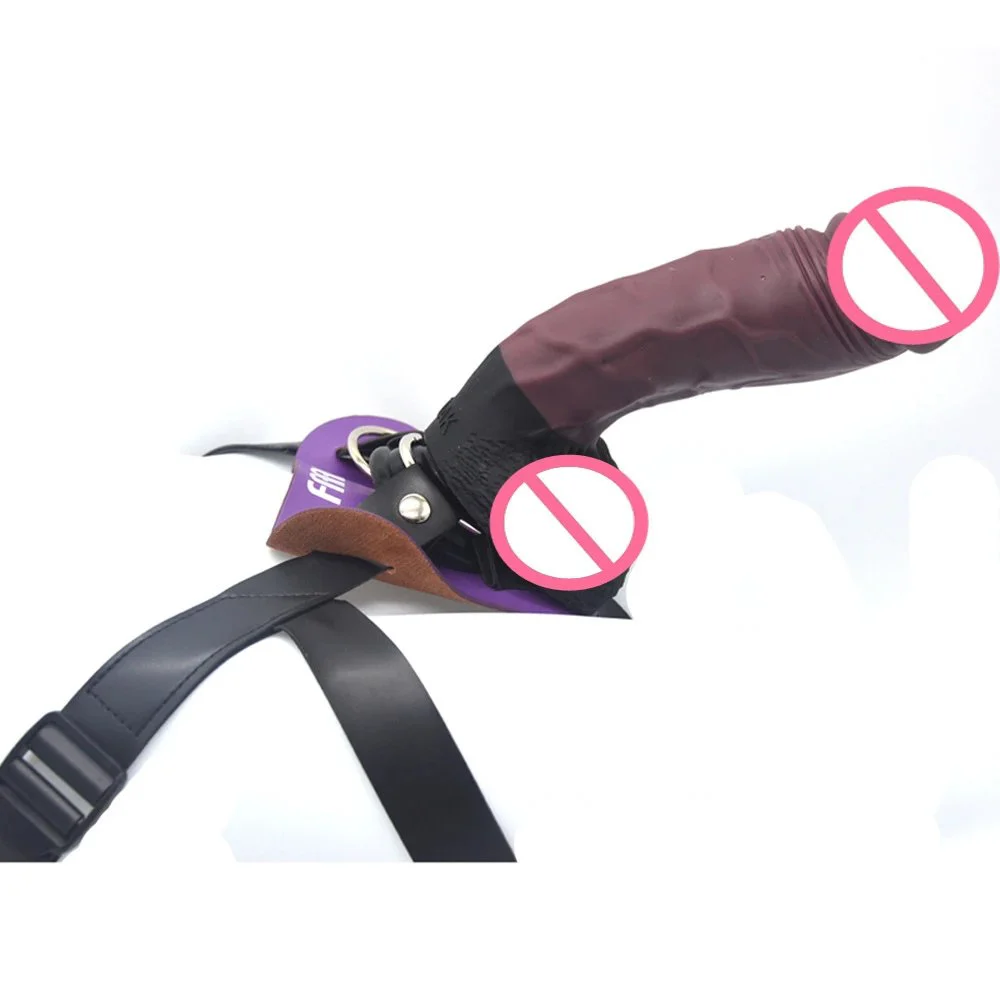 24.5cm Dressing Rubber Penis for Lesbian Sex Toy Thick Dildo with Belt Strap on Dildo with Big Glans Sex Toy for Male