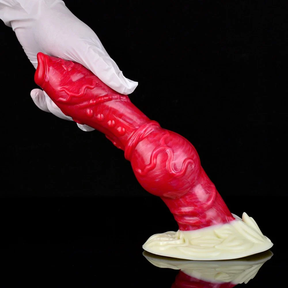 Animal Dildos for Women Hands-free alien Cock with Big Knot Dog Dildo Supplier Silicone Dog Masturbator Sex Toy Toys