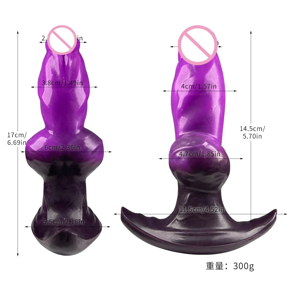 Realistic Silicone Inflatable Dog Knot Dildo Toy Monster Alien Animal Adult Women's Wearable Anal Plug Dildos Product Category