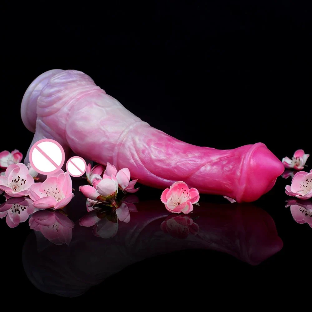 Animal Dildo Ancient Mythical Beast Erotic Design Silicone Peach Witch Large Anal Sex Toys Female Masturbator