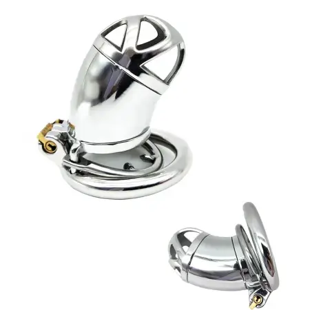 Total High 70mm 304 Stainless Steel Sex to Toy Chastity Device Locked Cage for Men