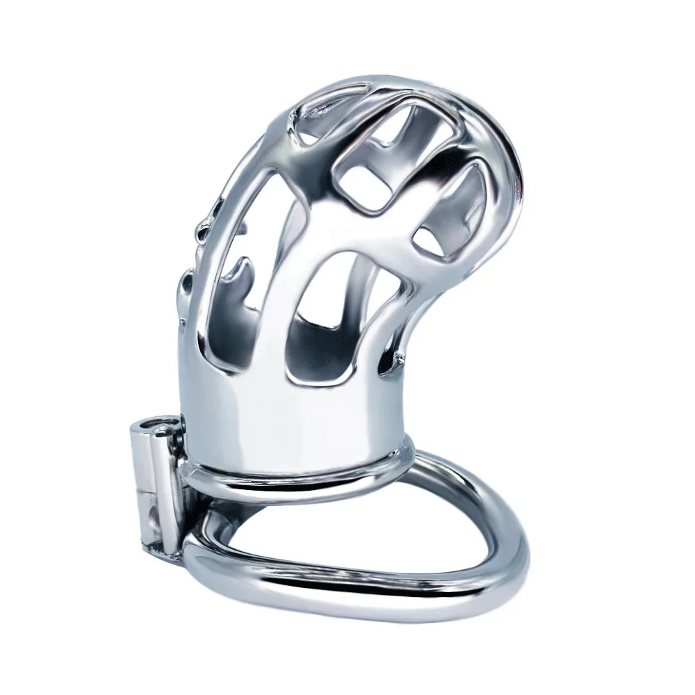 Total High 90mm 304 Stainless Steel Chastity Belt Bondage Homemade Male Chastity for Male