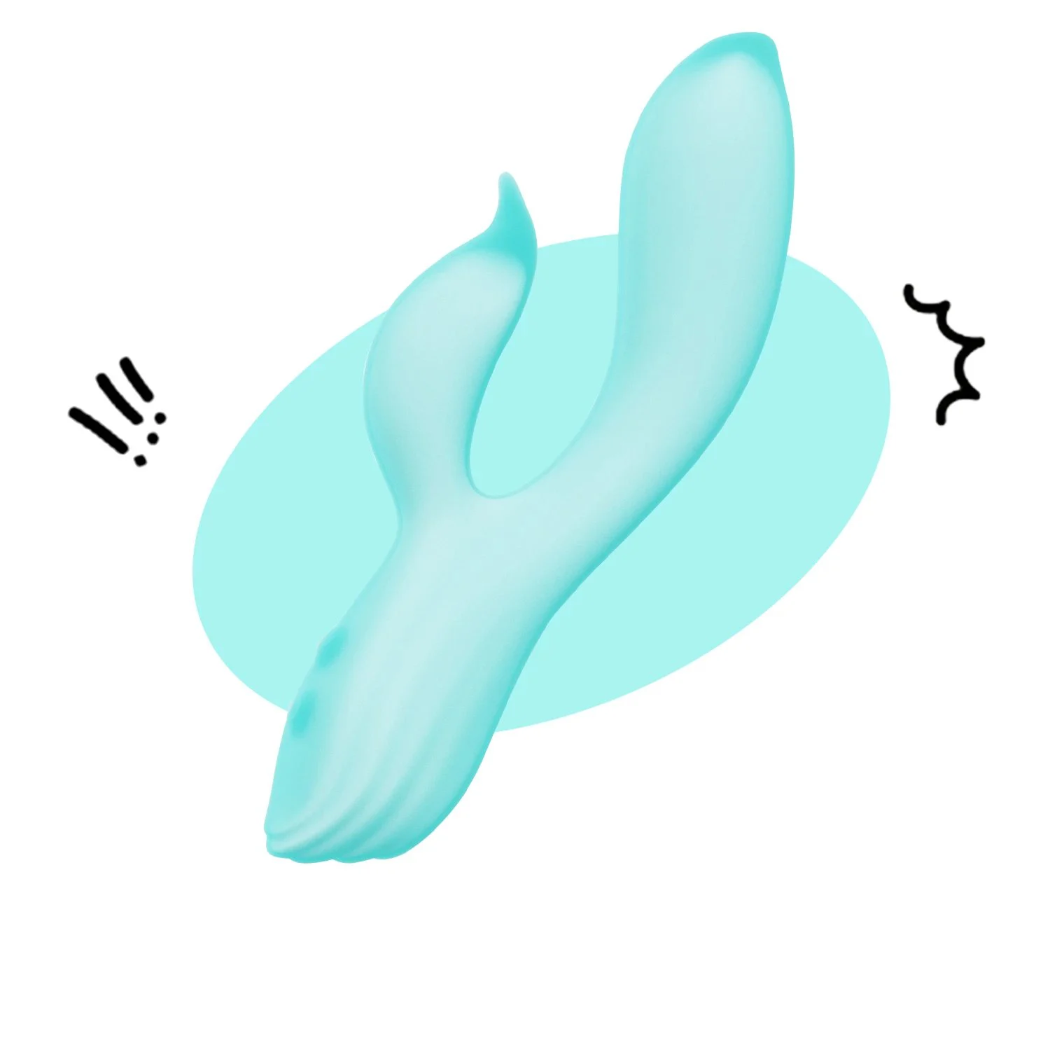 Strong Vibration Massage Stick for Women's G-Spot Stimulation USB Rechargeable IPX7 Waterproof 10 Speed 9 Frequencies Gift Box