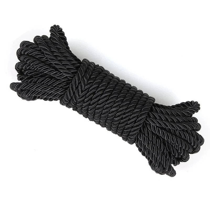 Adult Sex Silk Rope Male And Female Training Binding And Restraint 10 Meters Colorful Hand Woven Rope