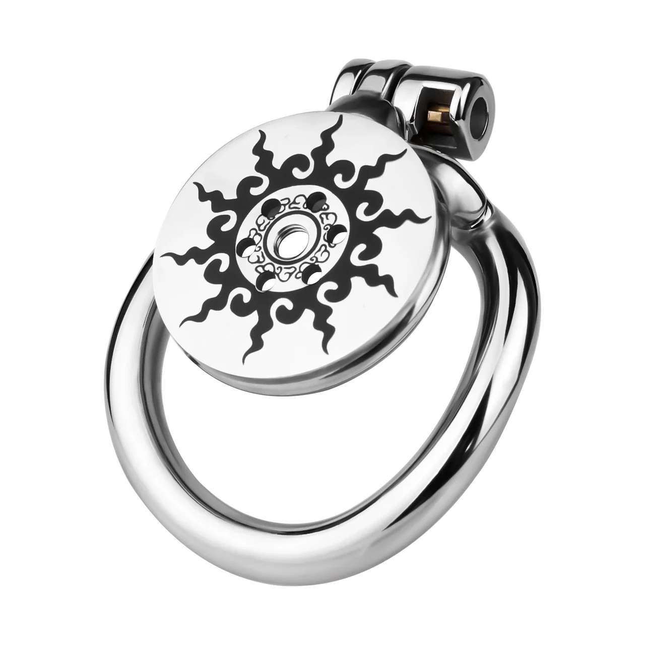 Wearing a Built-in Male Chastity Cagewith a Urinary Catheter Requires a Metal Design for Sex Toys Featuring a Flat Penis Cage