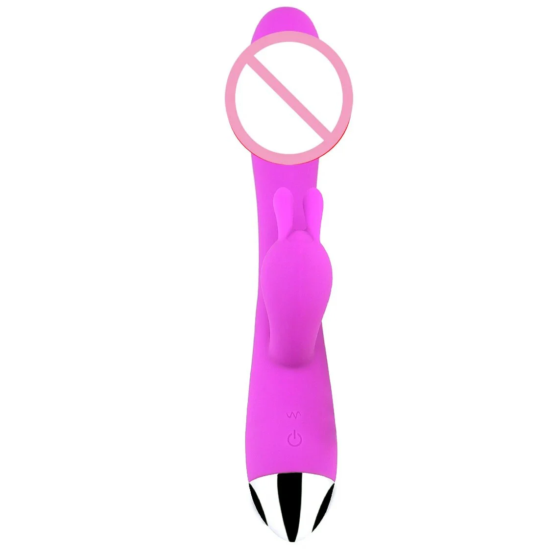 Small R-Smooth Wand Vibrator for Women USB Rechargeable Waterproof 10 Frequencies Sex Toy