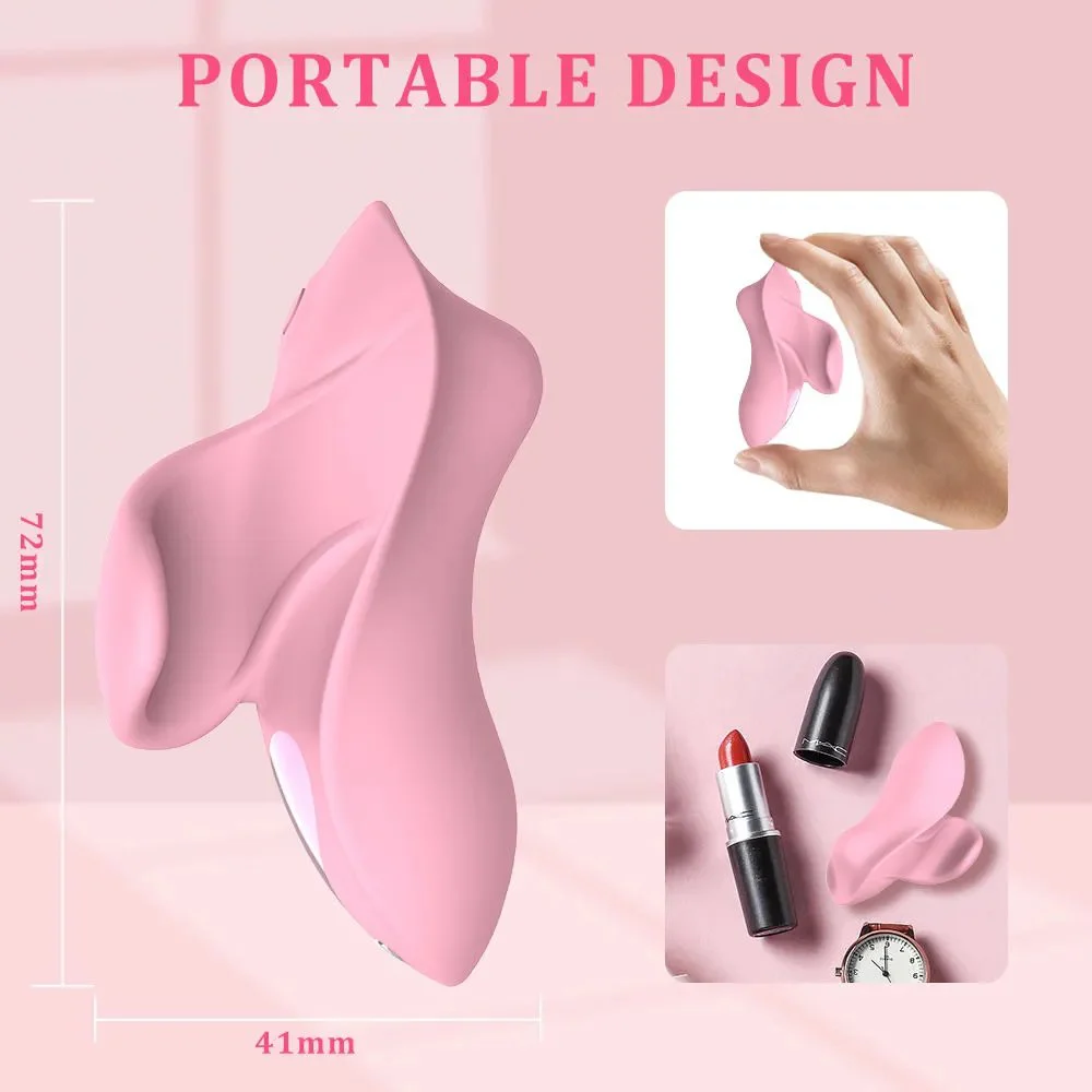 Strap-On Vibrator Clitoral Stimulator 8 Mode G-Spot Massager Sex Toys for Adults Women