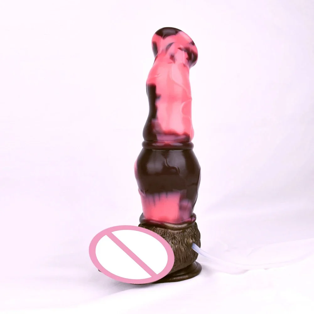 Beginners Sex Toy Squirting Dildo Ejaculating Penis Strong Suction Cup Soft Dildo for Women
