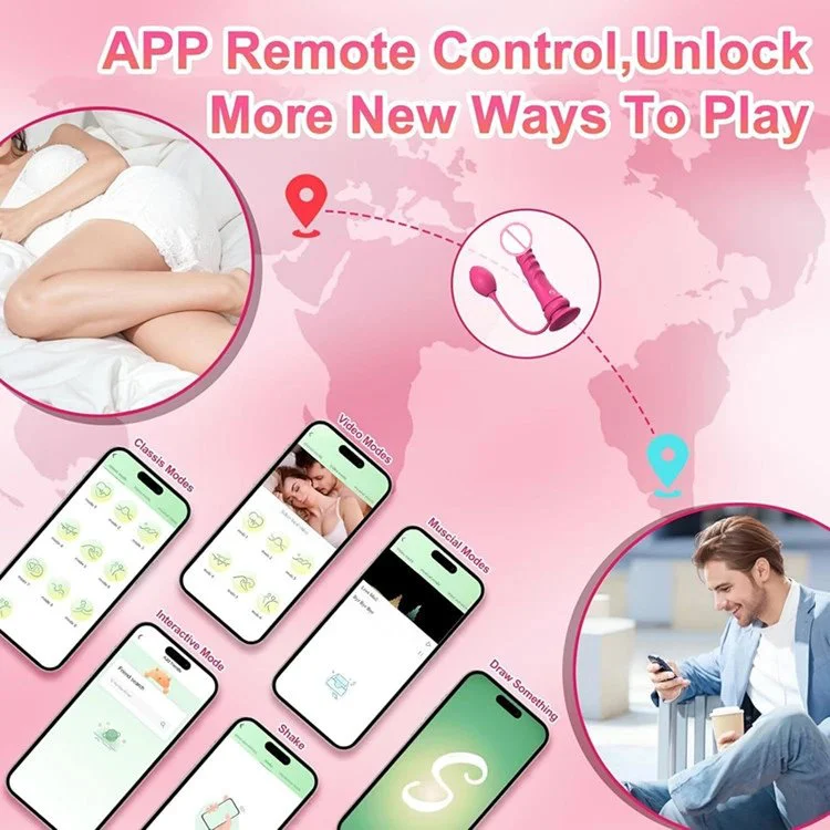 APP Electric Strap on Dildo Sex Toys for Lesbian Anal Plug Dildo Vibrator for Women