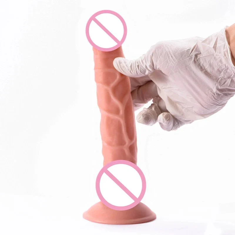 Best Price Soft Rubber Artificial Large TPE Realistic Dildo With Suction Cup Sex Toys for Women