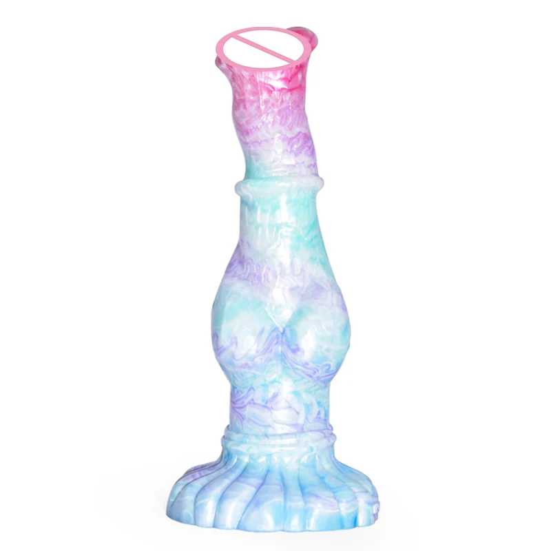 9.96 Inch Dragon Monster Artificial Silicone Colorful Sex to Toy for Women