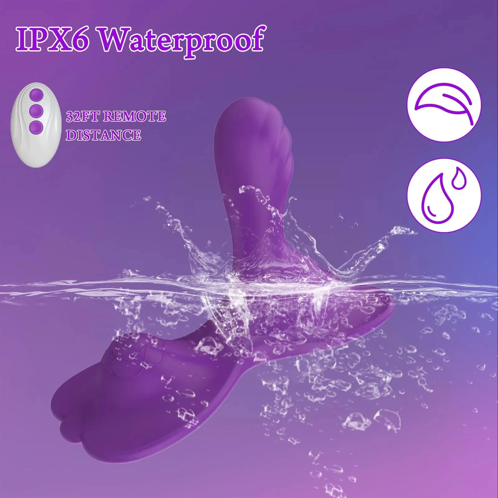 Sit and Ride Clit Anal G Spot Vibrator Massager APP Remote Control Wearable Sex Cushion Vibrator for Women Men Couples Games