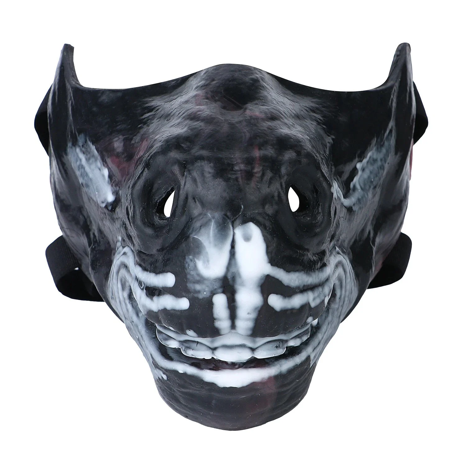 Restraint Fantasy Mask Hell Warhorse Medical-Grade Silicone SM Roleplay Half-Face Mask