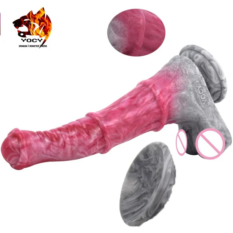 Adult Large Fantasy Realistic Anal Plug Sex Toys Silicone Horse Dildos for Women Man Masturbator Orgsm Sex Toys for Couple